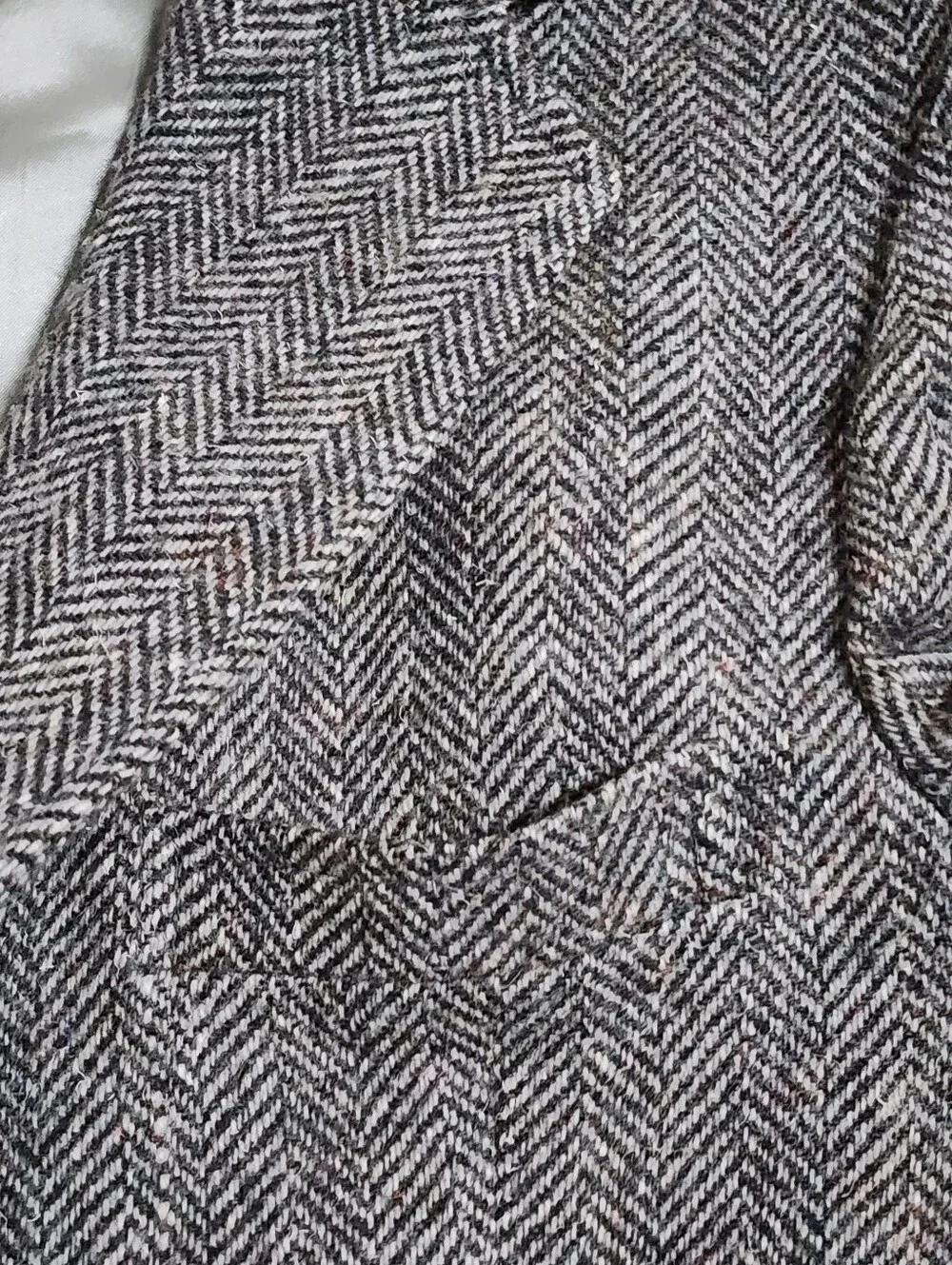 Vtg Pendleton Western Blazer Mens 46L Gray Wool Tweed Sport Coat USA Bi Swing